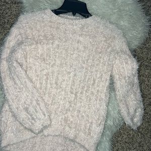 Zara Round Neck Fuzzy Sweater